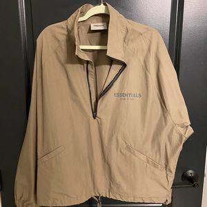 ESSENTIALS fear of god windbreaker, men size small